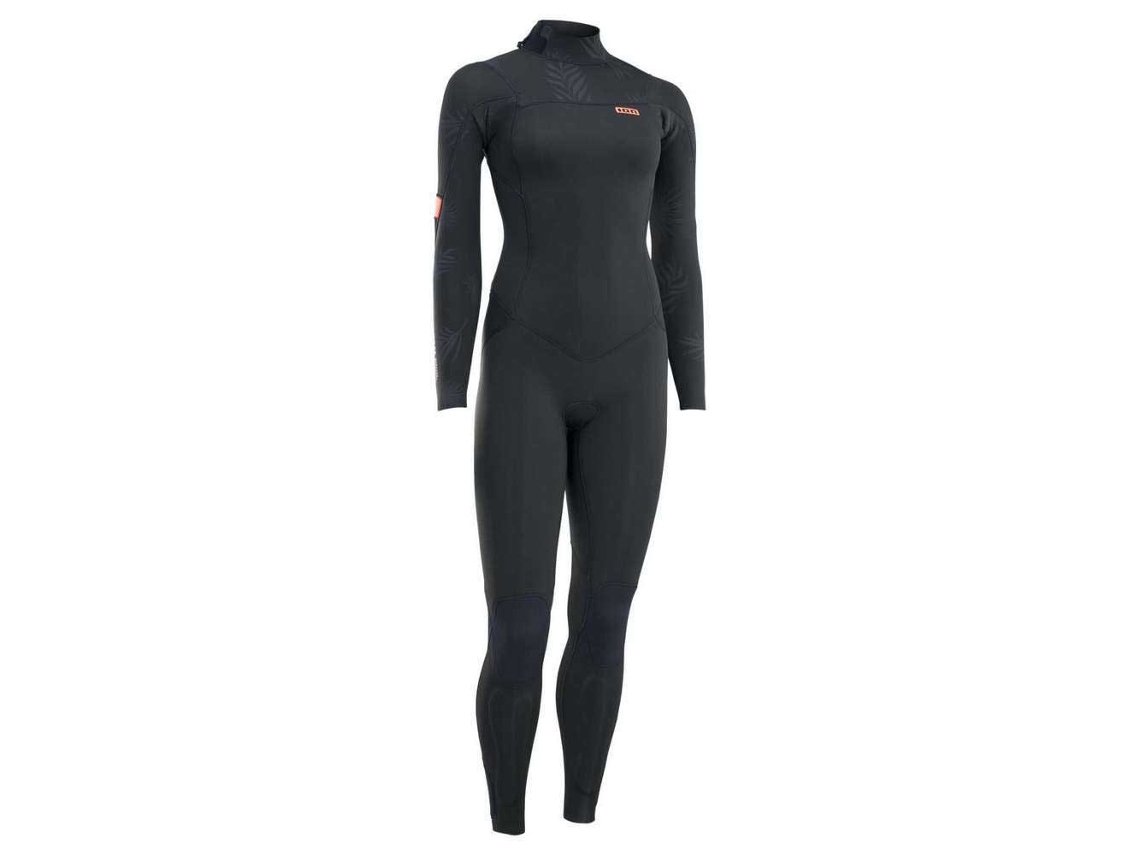 Terno de Neoprene Feminino Manga Longa com Zíper Nas Costas Amaze Core 5/4 Mm Preto Xlion