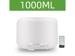 Umidificador com aromaterapia, 500/1000ml, recarregável via USB, branco | MDUG