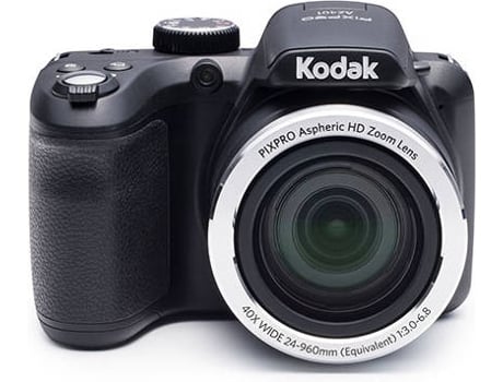 Máquina Fotográfica Bridge KODAK AZ401 (Preto - 16.44 MP - ISO:  - Zoom Ótico: 40x)