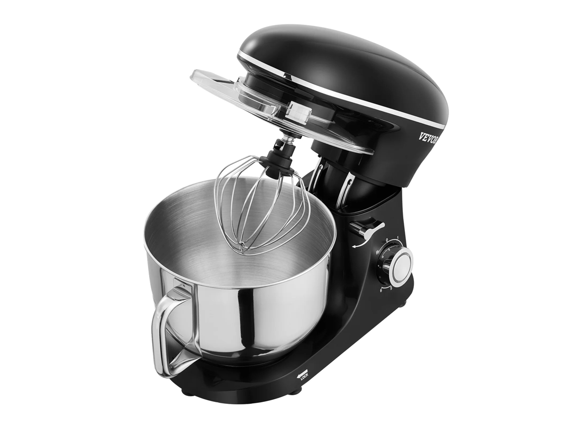 Batedeira De Pé, Capacidade De 6 Qt, 220 Rpm, Tensão De 200v, Gancho Para Massa Incluído, Material Em Aço Inoxidável E Abs