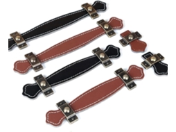 Conjunto De 1 6 10 Puxadores Couro Para Gavetas, Armários De Cozinha, 96 128mm, Puxadores Para Portas De Guarda Roupa E