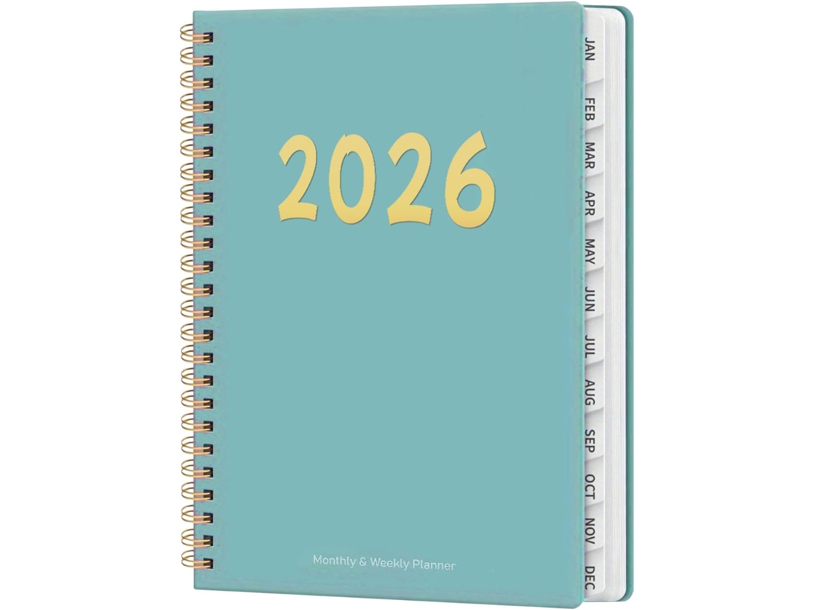 Agenda Mensal 2026, de 12 Meses com Diário para Mulheres, Famílias e CHABERLU