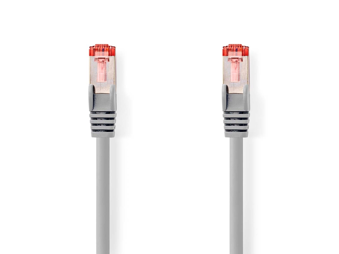 Cat6 Network Cable Rj45 Male Rj45 Male S/Ftp 0.15 M Round Lszh Grey Label NEDIS