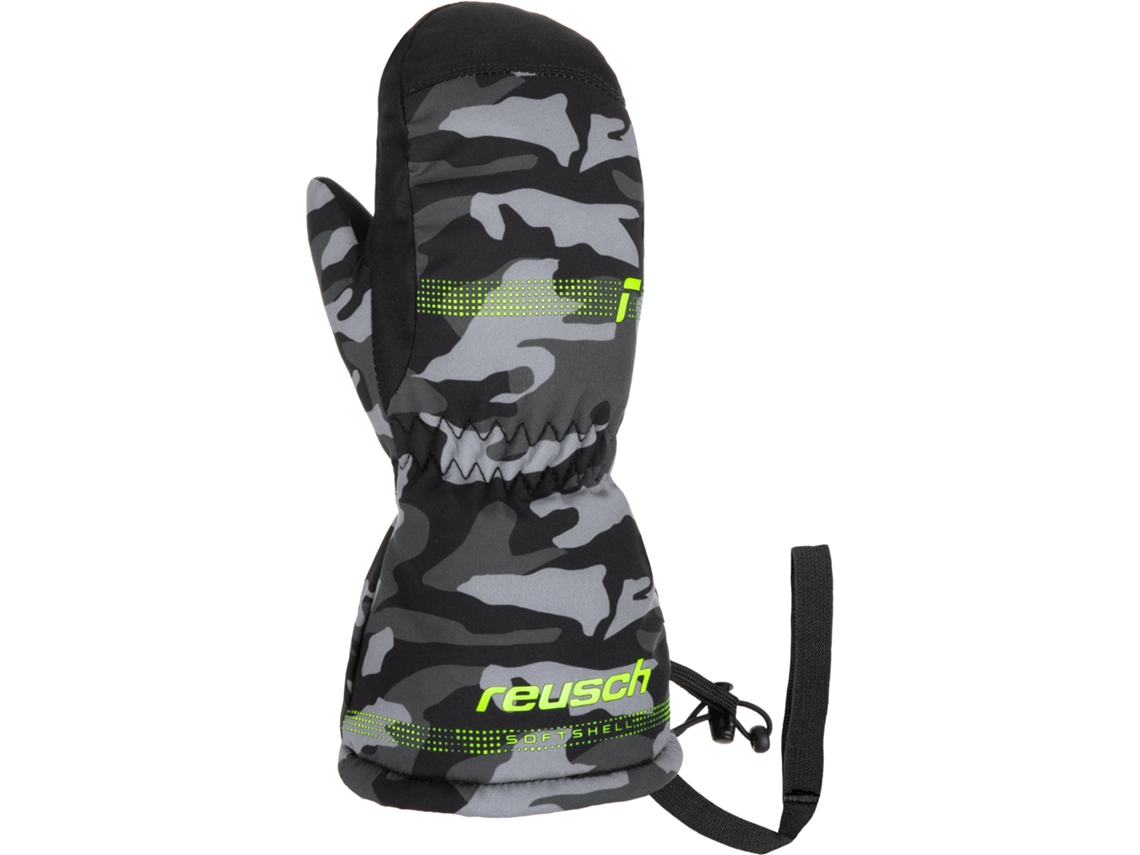 Luvas de Ski para Unissexo REUSCH (2/3 anos - Preto)