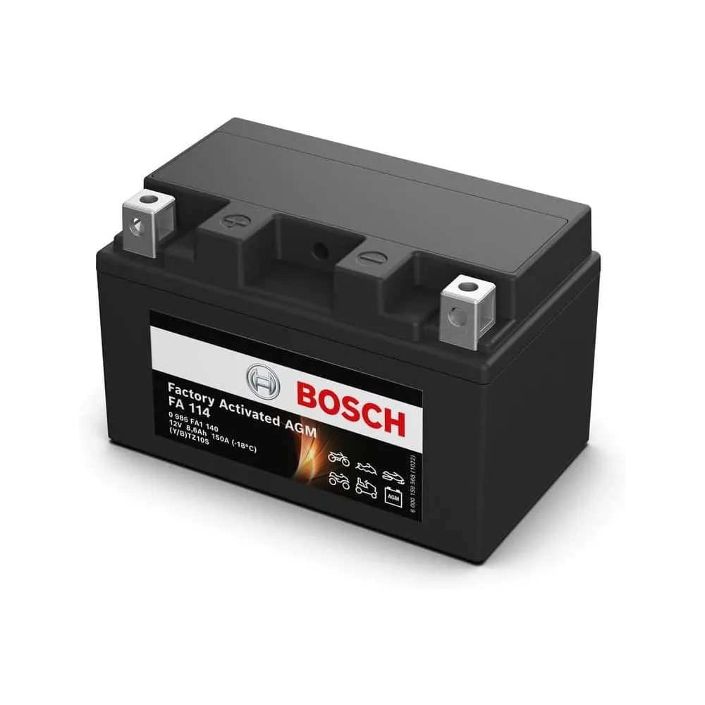 Bateria de Mota BOSCH Fa114 Ytz10S-Bs 12V 8 6Ah 150A