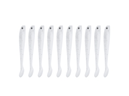 Isca Artificial T Tail 6cm Pvc Branco 3