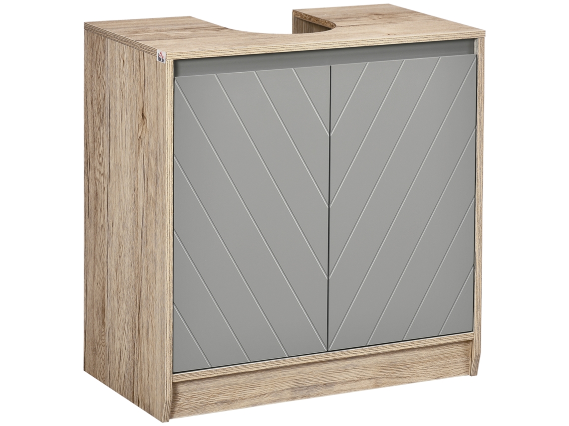 Mesa de Apoio Lateral Redonda Madeira S/MARCA