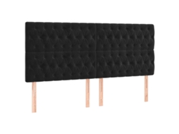 Headboard, Headboards Vidaxl Preto Veludo (200 Cm)