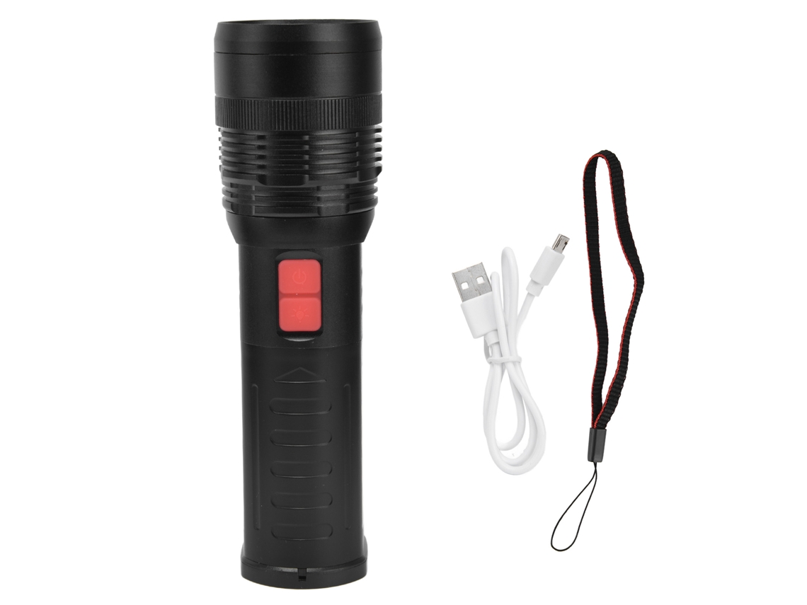 Lanterna Multifuncional P70 Recarregável Via Usb com Led Cob CHABERLU