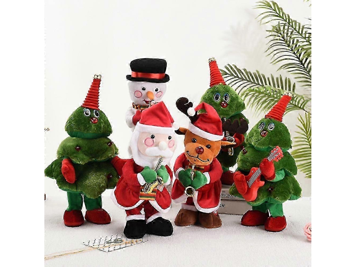 Boneco De Natal Elétrico Com Música E Dança