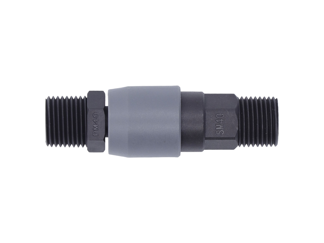 Laxiscreed Acoplador Pneumático Rápido Type C De Plástico E Aço Com Trava Automática