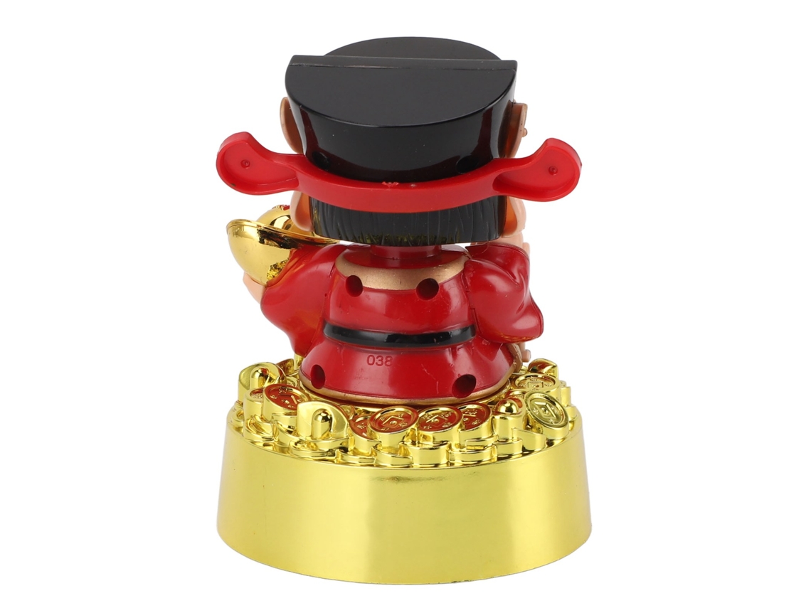 God Of Wealth Ornament (solar-powered, Automatic Swinging) Eoocoo