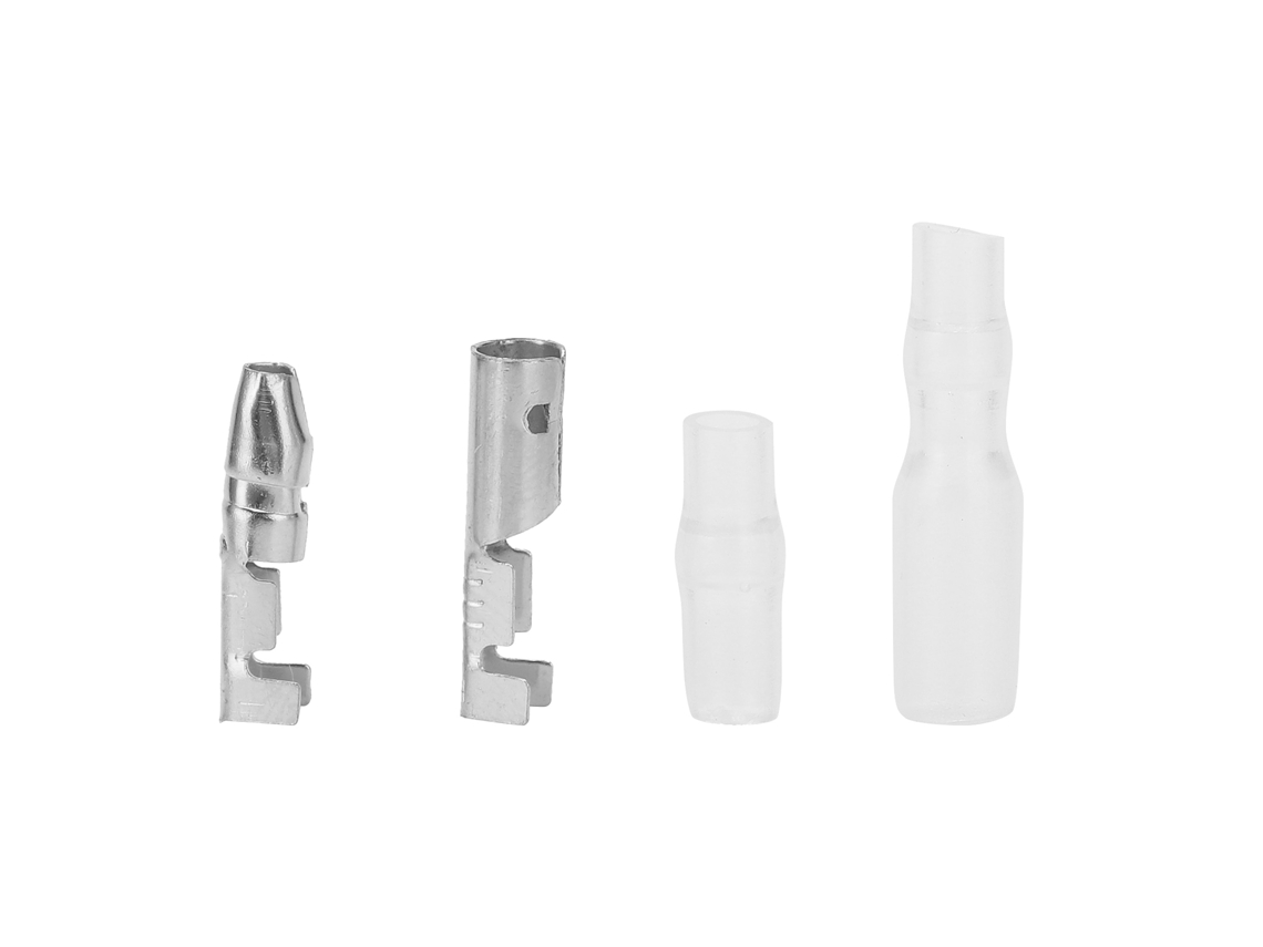 Kit De Conectores De Fio Elétrico 4.0mm 200pcs