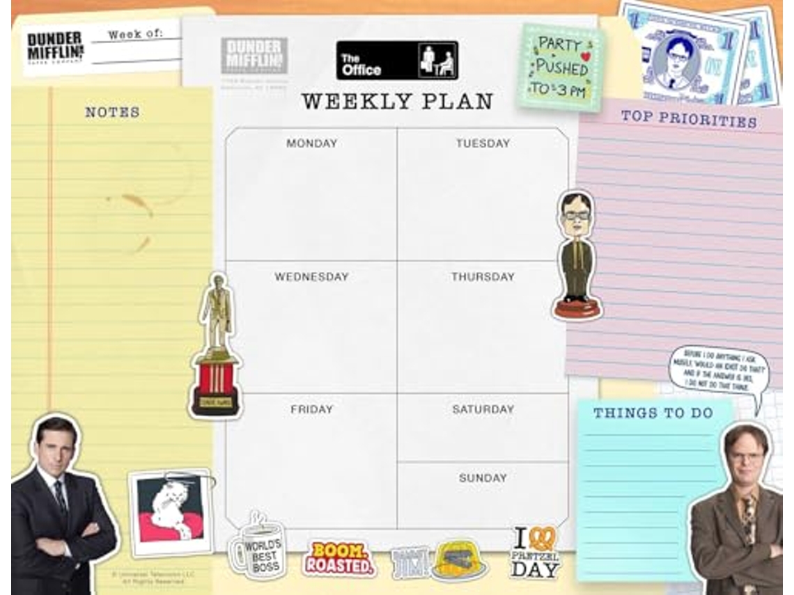 Livro Office Weekly Planner Notepad de Insights (Inglês)