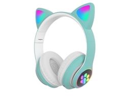 FONES DE OUVIDO COM FIO MDUG com Graves Potentes e Microfone (verde)