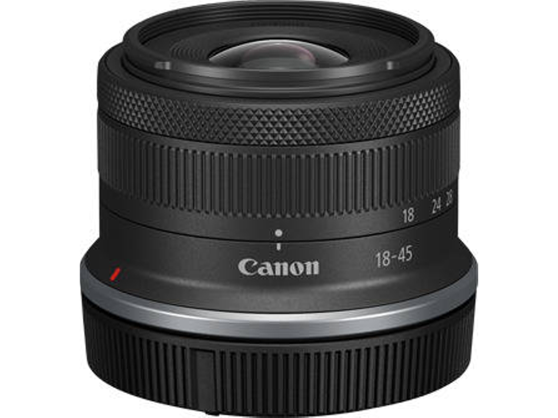 Objetiva CANON RF-S 18-45mm F4.5-6.3 IS STM (Encaixe: Canon RF - Abertura: f/4.5-6.3)