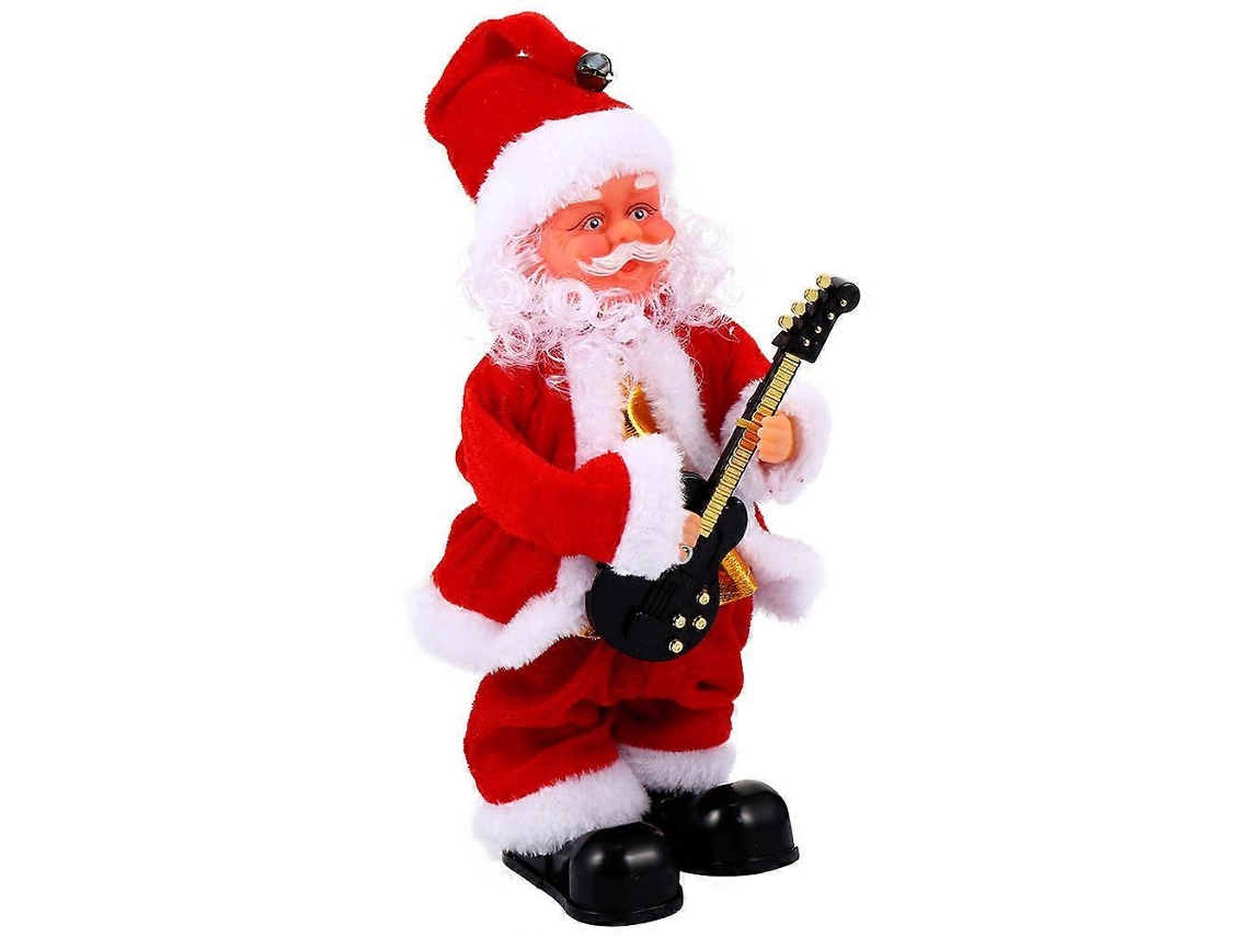 Peluche De Natal Pai Elétrico Com Música