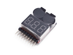 Detector de Baterías Lipo 1 8s com Buzzer e Indicador Led (6 Peças)