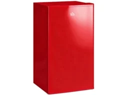 Mini Frigorífico 91l Metal E Plástico Cor Vermelho 47,5x44,2x84 Cm Homcom