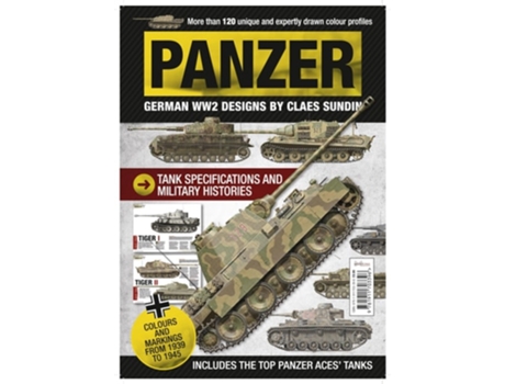 Livro Panzer German WW2 Tank Profiles de Claes Sundin (Inglês)