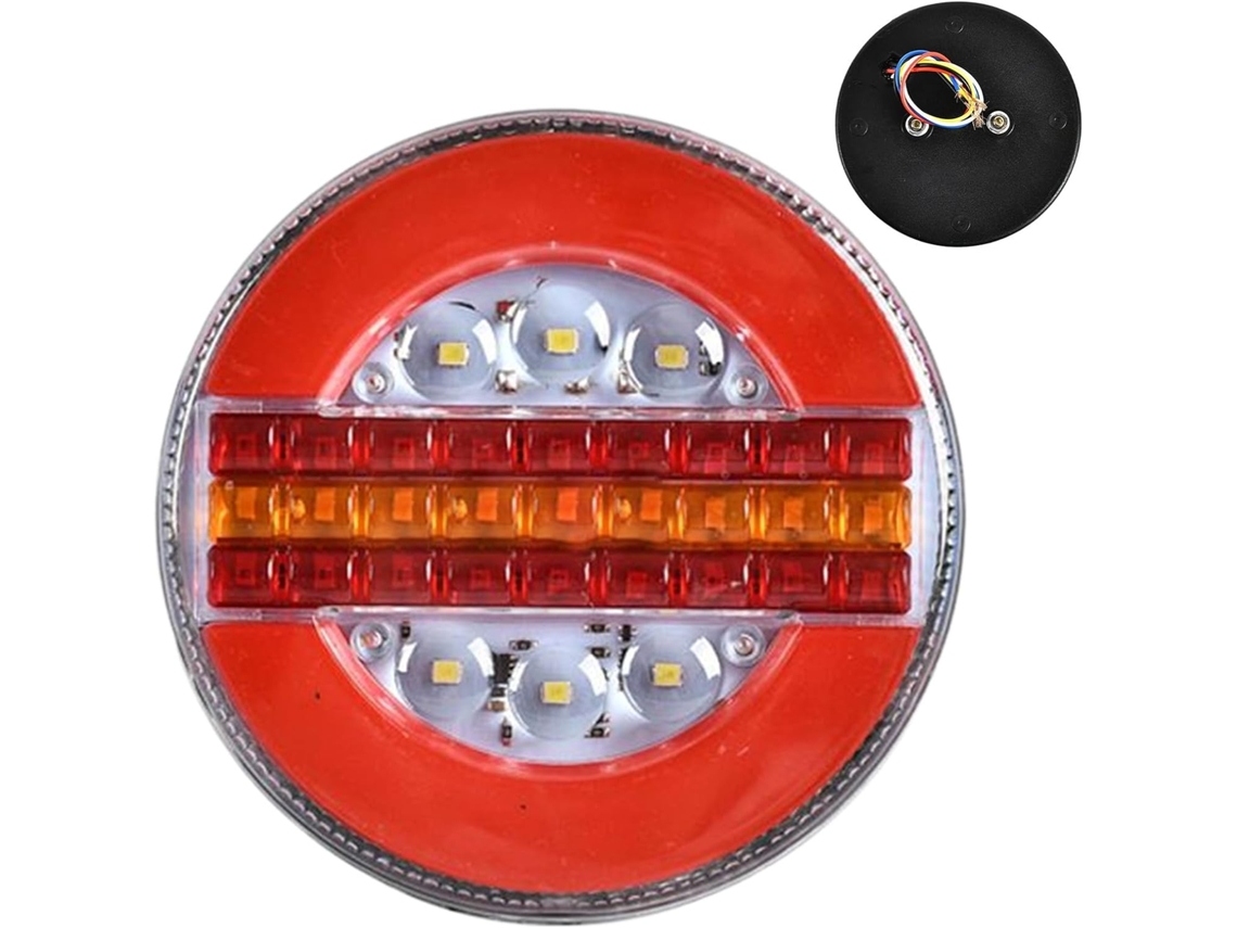 Luz De Reboque Em Led Com Freio, Indicador De Direção E Sinal Advertência