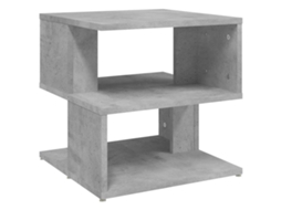 Side Table, Side Tables Vidaxl Cinzeto Madeira Processada (n/a)