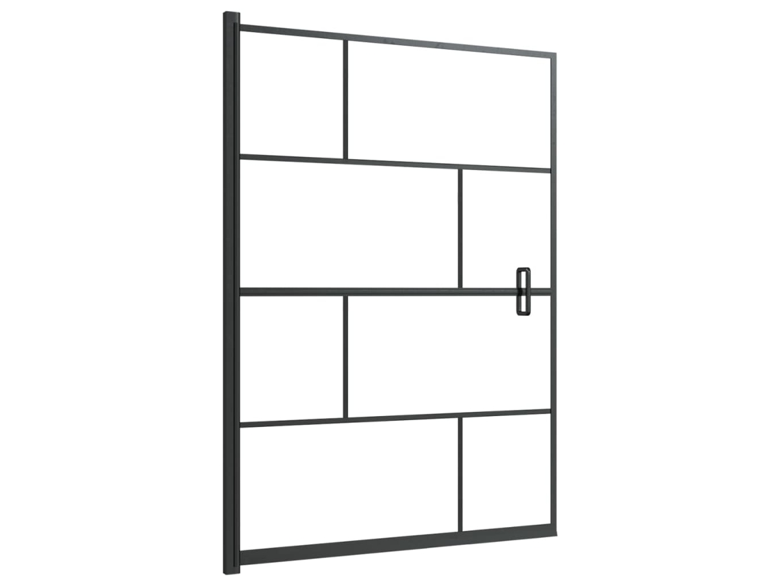 Maison Exclusive - Divisória De Chuveiro Esg 100x140 Cm Preto