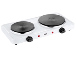 Placa Elétrica Portátil 1000W, 1500W 2 Discos EDM