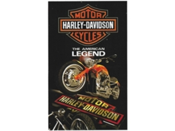 Toalha De Praia Microfibra Harley Davidson The American Legend