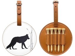 Bolsa para Guardar Tees de Golfe Timberwolves, Preta, Fácil de Transportar e Eficiente | S/MARCA