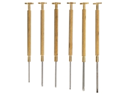 Kit 6 Chaves de Fenda de Cobre para Reparo de Relógios, Óculos e Computadores