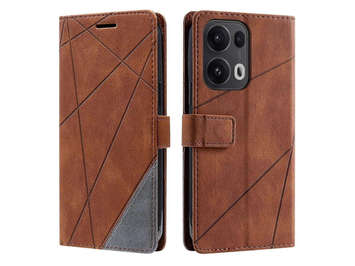 Capa De Celular De Couro Com Emenda Skin Feel
