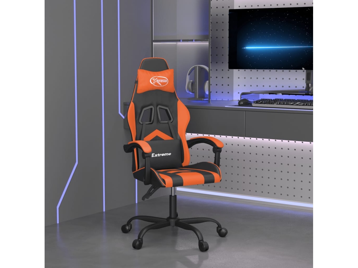 Gaming Chair, Gaming Chairs Vidaxl Laranja Couro Artificial