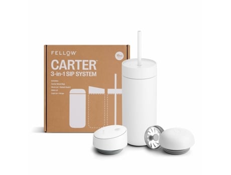 Termo FELLOW Cbox-Mw Branco Aço Inoxidável 473 Ml