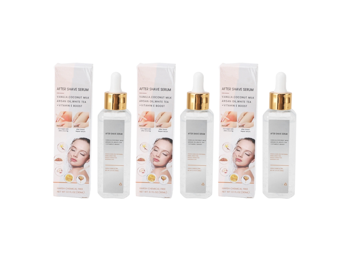 2026 3 Caixas de Água Tônica Pós barba 90ml Hidrata e Alivia a Secura Pós barba Óleo Pós barba