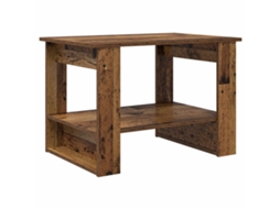 Mesa de centro Madeira Antiga 72 x 50 x 50 cm - Exclusiva da Maison