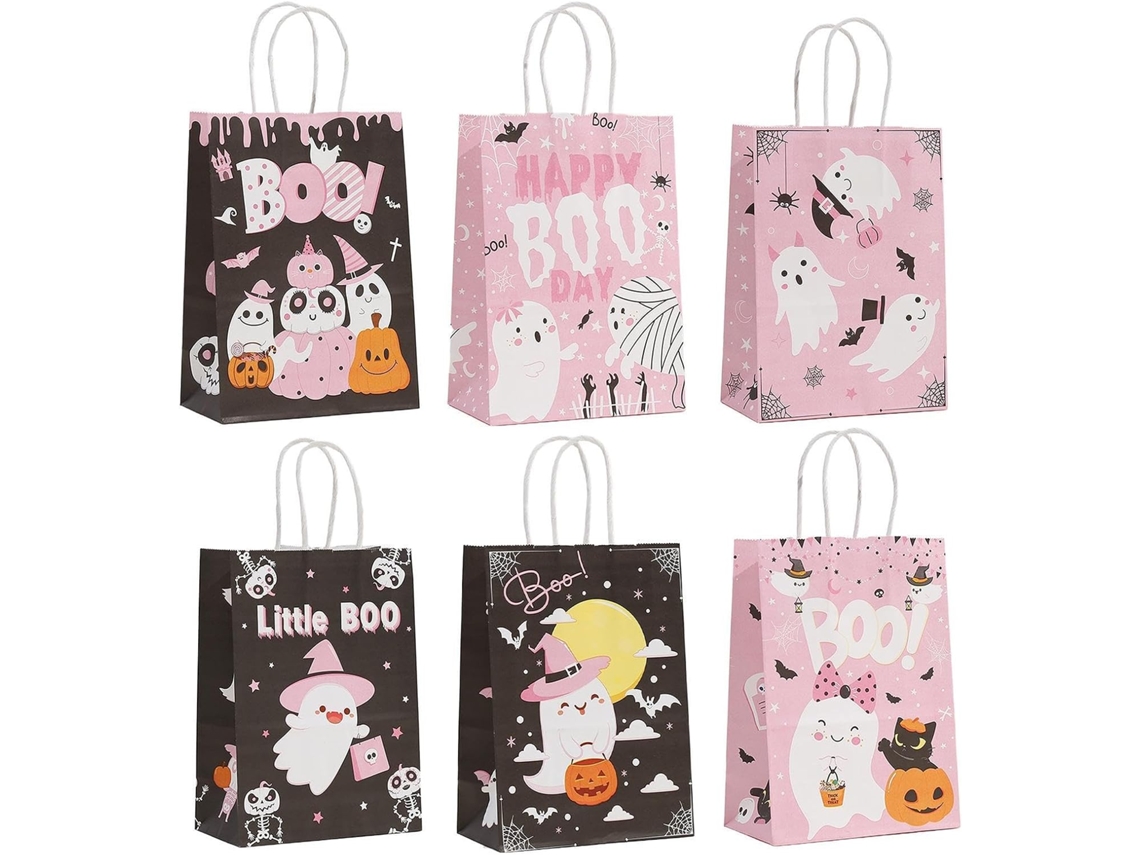 Sacolas De Halloween (pacote Com 6)