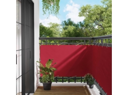 Vidaxl Tela De Varanda 100 X 500 Cm Tecido Oxford Retangular Vermelho