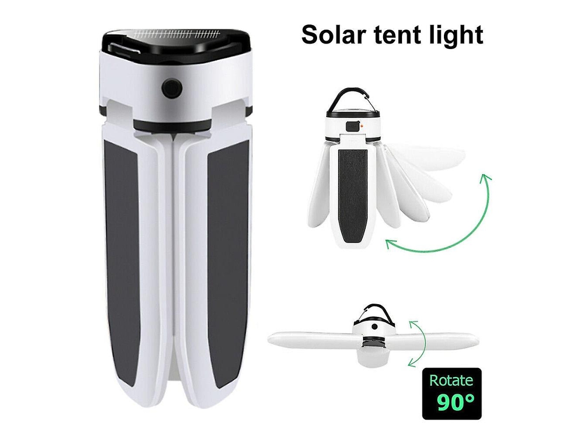 Lanterna Led Solar Para Acampamento Bateria Recarregável, Iluminação Externa Potente, Lanterna Portátil, Lâmpada De Emergência. Olysi Shop