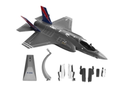 Modelo de Avião F35a em Metal 1:72 para Maiores de 14 Anos