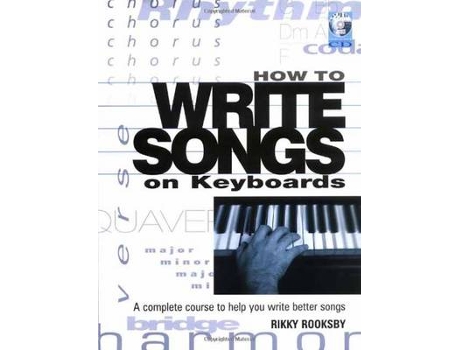 Livro how to write songs on keyboards de rikky rooksby (inglês)
