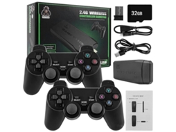 2024 Novo Retro 10000 4k Hdmi Tv Video Game Stick Console De Jogo Retro Com 2 Controladores Sem Fio 4k Game Stick 32g Brilvibera