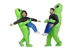 Disfraz Inflável De Extraterrestre Para Halloween Adultos Traje Extraterrestre Inflável 110 A 145 Cm Para Niños
