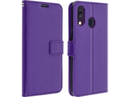 Lurelia Capa Carteira Para Samsung Galaxy A40 Roxo