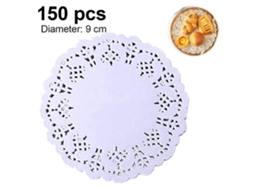 1 Pcs Guardanapos De Papel Redondos Jogos Americanos Para Mesas Casamento Festas Pacote De 150 9 Cm*
