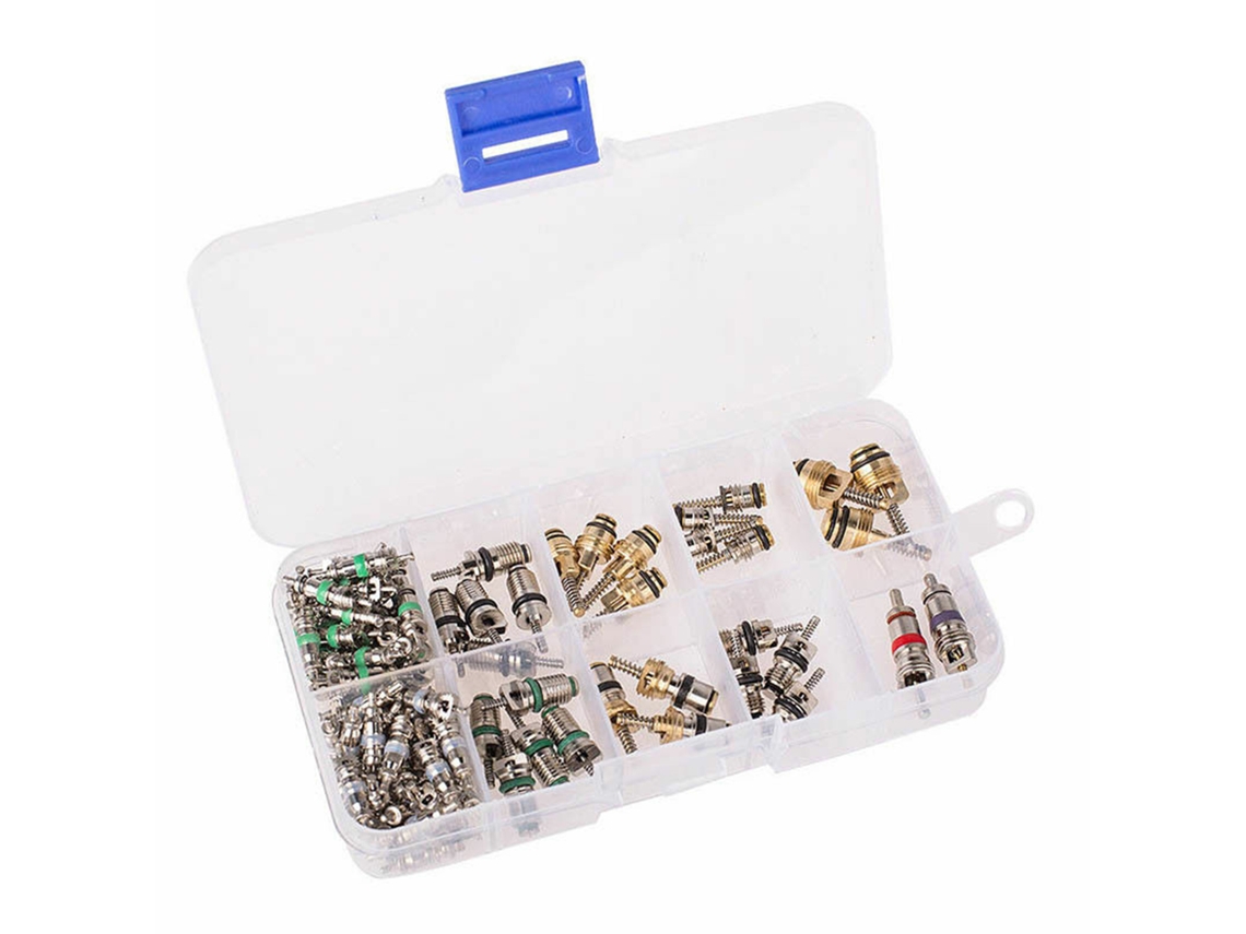 Kit De Válvula De Ar Condicionado Laxiscreed Para Automóveis Com Ferramentas Para R134a E R12