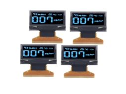 Tela Oled 0.96 Polegada 4 Unidades, 30pin, Resolução 128x64, Exibição Clara E Azul
