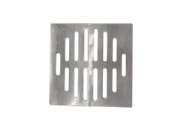 Tampa De Drenagem De Piso De Aço Inoxidável 6" (quadrada) Resistente À Corrosão Para Banheiro E Cozinha