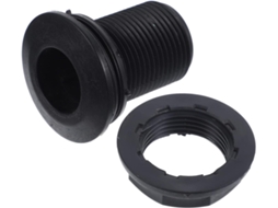 Conector De Pvc Com Rosca 1 Polegada Para Anteparo Tanques Água, Anel