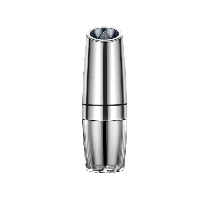 Moedor De Pimenta Elétrico Moinho De Sal Moedor De Pimenta Elétrico Com Luz Led, Preto Aquaforge